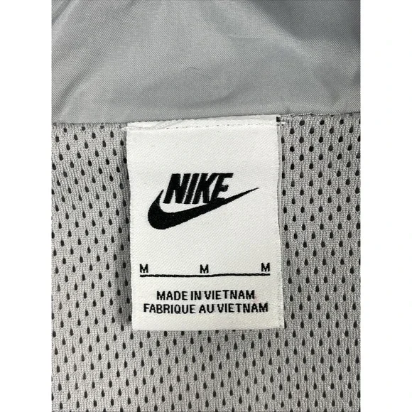 Nike Sportswear Rind Runner Anorak Jacket Mens Size Medium Unlined Gray DQ4910 - Picture 9 of 14